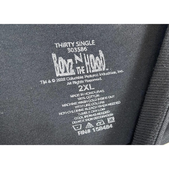 Boyz n the Hood T Shirt Mens 2XL Black Ice Cube Douhgboy Movie Rapper - Picture 3 of 5